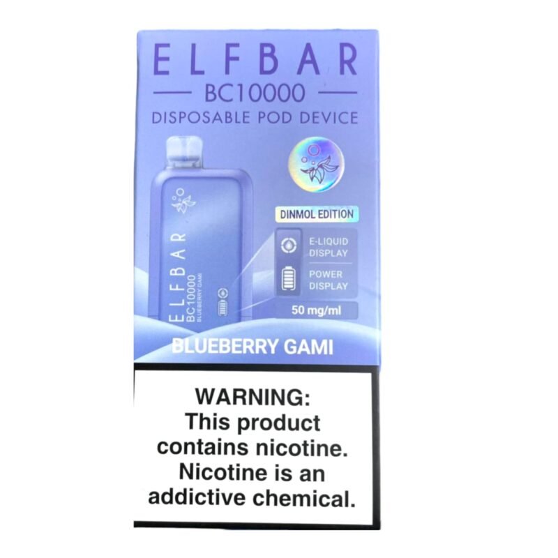 ELF BAR Blueberry Gami BC 10000 Puffs 50mg Dubai Vapor Hub