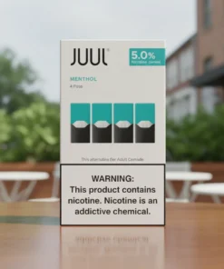 Juul Mint Pods 5% 50mg Nicotine 200 Puffs (4 Pods)