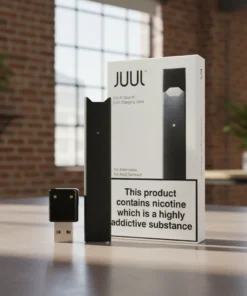 Juul – Rechargeable Pod Device with USB Charger (Black)