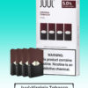 Juul – Virginia Tobacco Pods 5% 50mg Nicotine 200