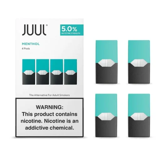 Juul – Classic Menthol Pods 5% Nicotine (4 Pcs)