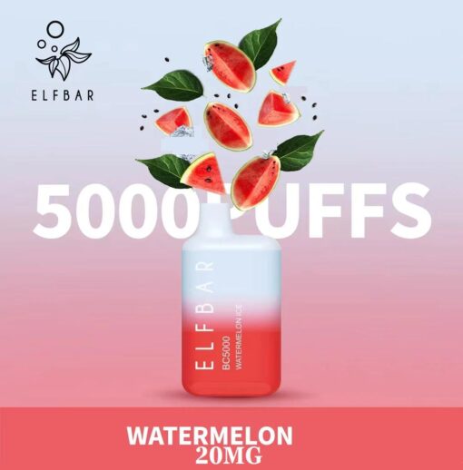 Elfbar - Watermelon Disposable Pod Device (5000 Puffs)
