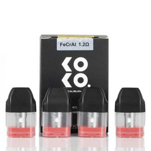 Caliburn KOKO Replacement Pods By Uwell - 4 Pcs - 1.2 Ohm