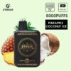 PINEAPPLE COCONUT ICE by GTMBAR HALO 5000 PUFFS