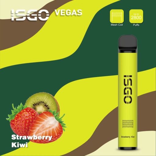 ISGO Vegas - Strawberry Kiwi Disposable Vape 2800 Puffs - 2% Nicotine