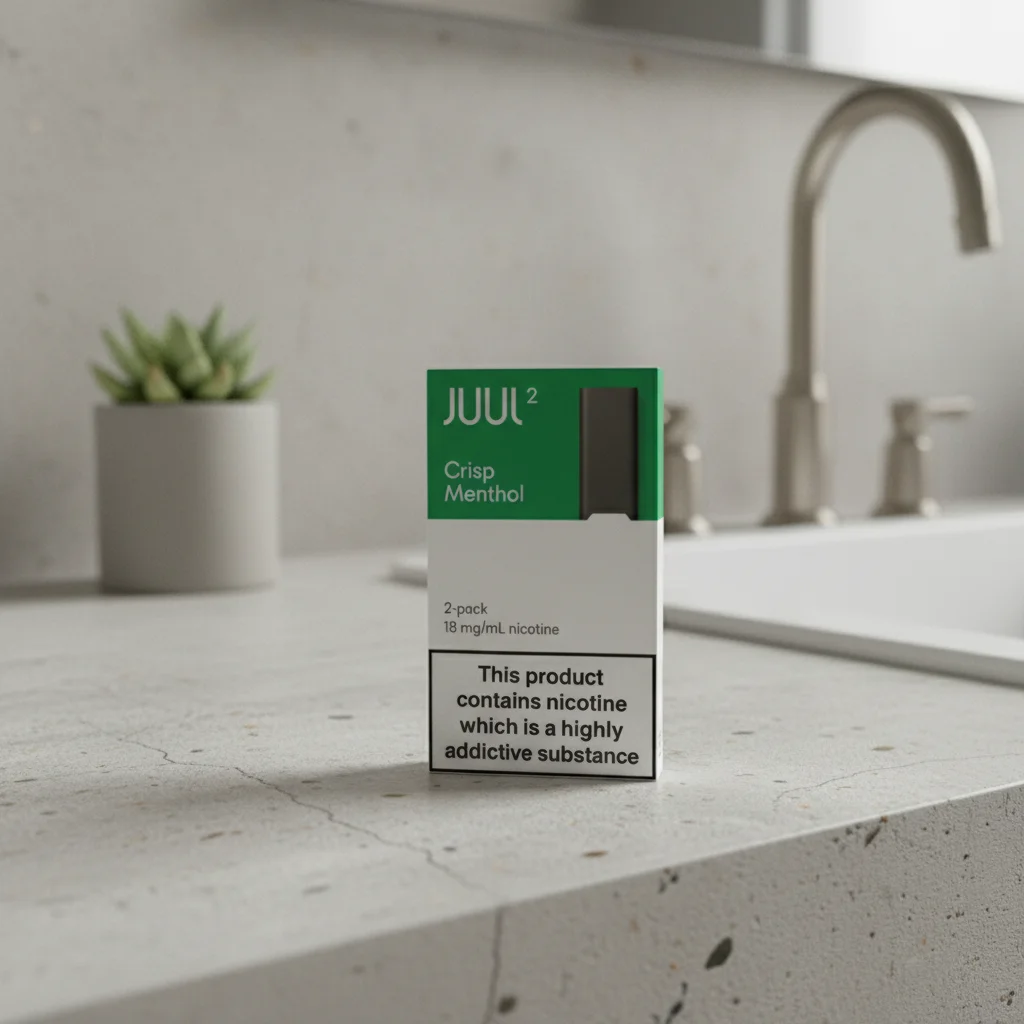 Juul 2 – Crisp Menthol Pods - 18 Mg Nicotine (2 Pods)
