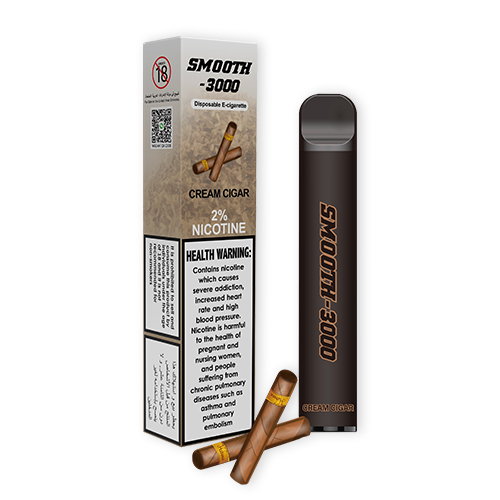 Smooth 3000 Cream Cigar Disposable Vape - 2% Nicotine