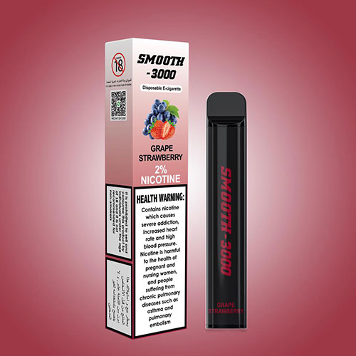 Smooth 3000 Grape Strawberry Disposable Vape – 2% Nicotine