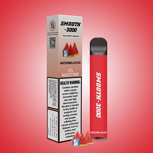 Smooth 3000 Watermelon Ice Disposable Vape – 2% Nicotine