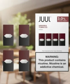 JUUL e liquid Pods Virginia Tobacco 3% nicotine (Pack of 4)