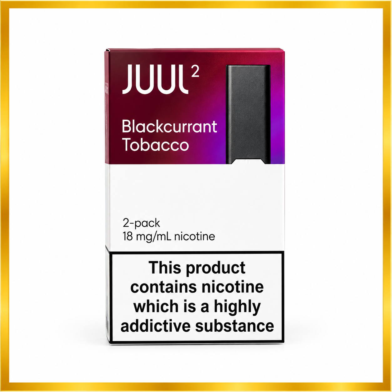 JUUL2 Blackcurrant Tobacco Pods 18mg (2 Pack) in Dubai UAE