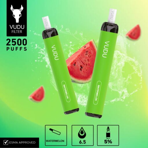 VUDU Filter - Watermelon Disposable Pod Device (2500 Puffs)