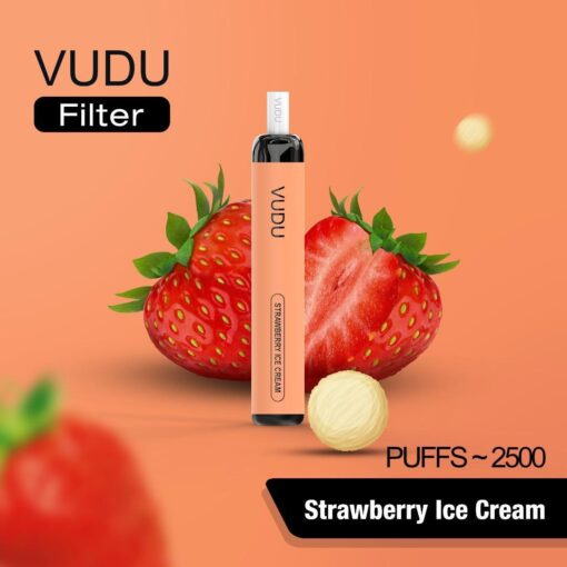 VUDU Filter - Strawberry Ice Cream Disposable Pod Device (2500 Puffs)