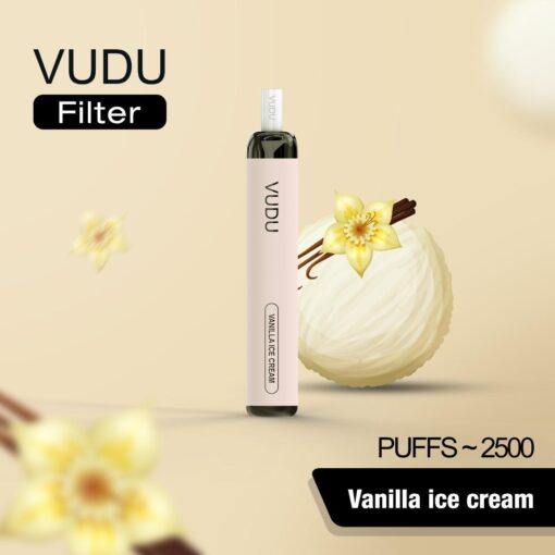 VUDU Filter - Vanilla Ice Cream Disposable Pod Device (2500 Puffs)