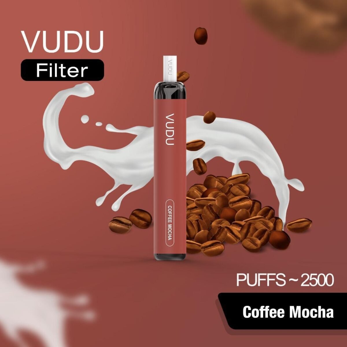 VUDU Filter - Coffee Mocha Disposable Pod Device (2500 Puffs)