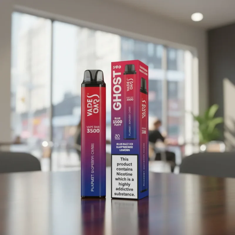 Blueberry Raspberry Cherry Vape Bar Ghost Pro 20mg 3500 Puffs — Disposable Vape in Dubai