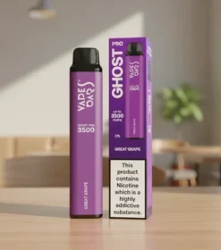 Great Grape Vape Bar Ghost Pro 20mg 3500 Puffs — Disposable Vape in Dubai