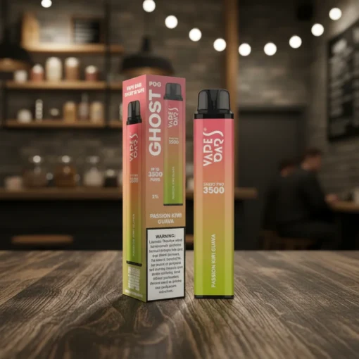 Passion Kiwi Guava Vape Bar Ghost Pro 20mg 3500 Puffs — Disposable Vape in Dubai