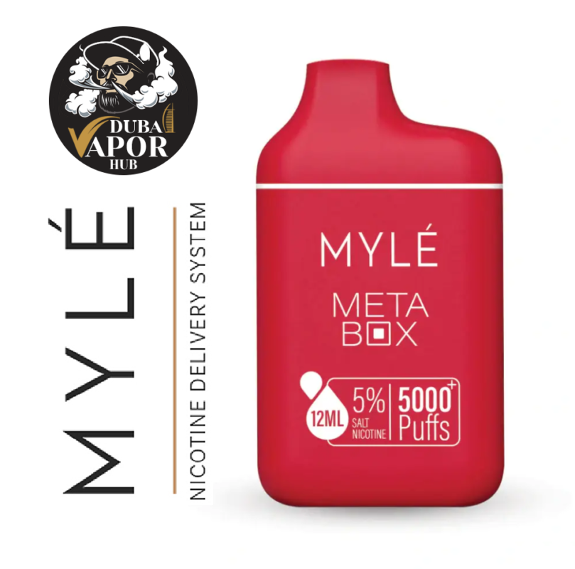 Meta Red Apple MYLE Meta Box Red Apple 5000 Puffs 5% Disposable Vape Dubai