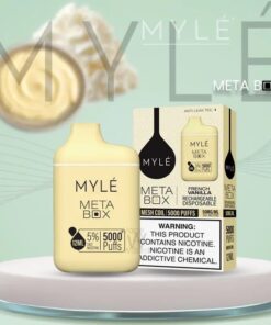 MYLE Meta Bar – French Vanilla – 5000 puffs 50mg 5% Nicotine – Disposable Vape