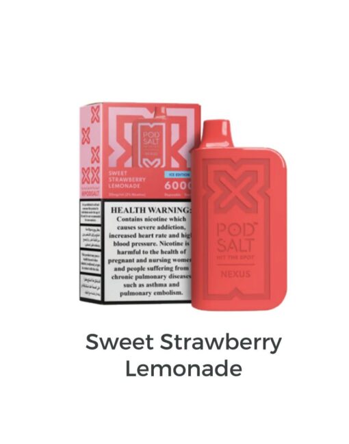 Nexus Sweet Strawberry Lemonade 2%nicotine 6000 Puffs