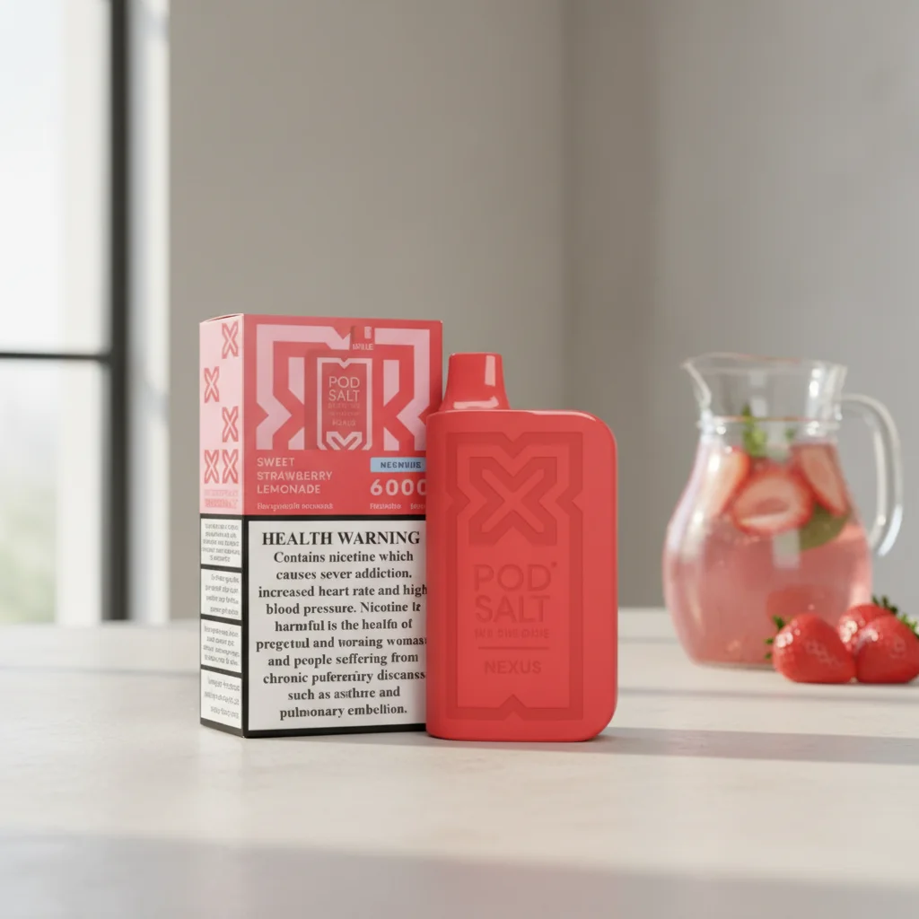 Nexus Sweet Strawberry Lemonade Disposable Vape 2% Nicotine 6000 Puffs