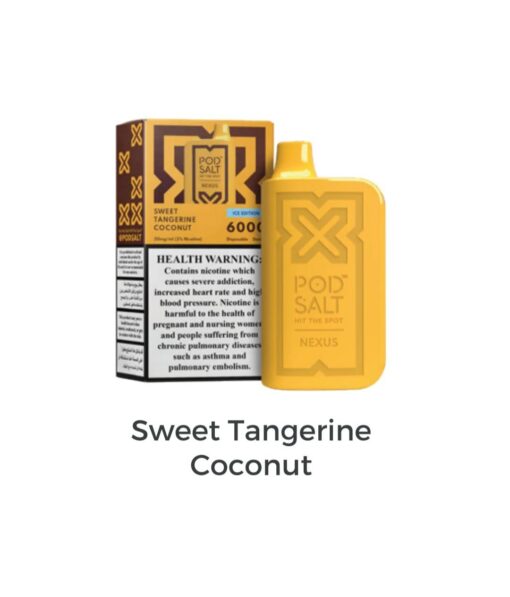 Nexus Sweet Tangerine Coconut 2%nicotine 6000 Puffs