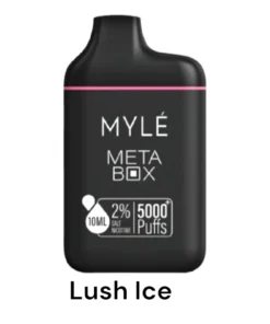 MYLE Meta Box – Lush Ice – 5000 puffs 20mg 2% Nicotine – Disposable Vape