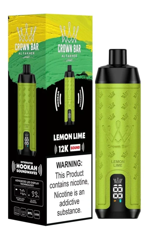 AL FAKHER 12000 PUFFS DISPOSABLE - LEMON MINT