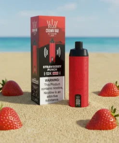 Crown Bar Al Fakher 12000 Puffs Strawberry Punch