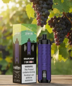 Crown Bar Al Fakher 12000 Puffs Grape Mint disposable vape UAE