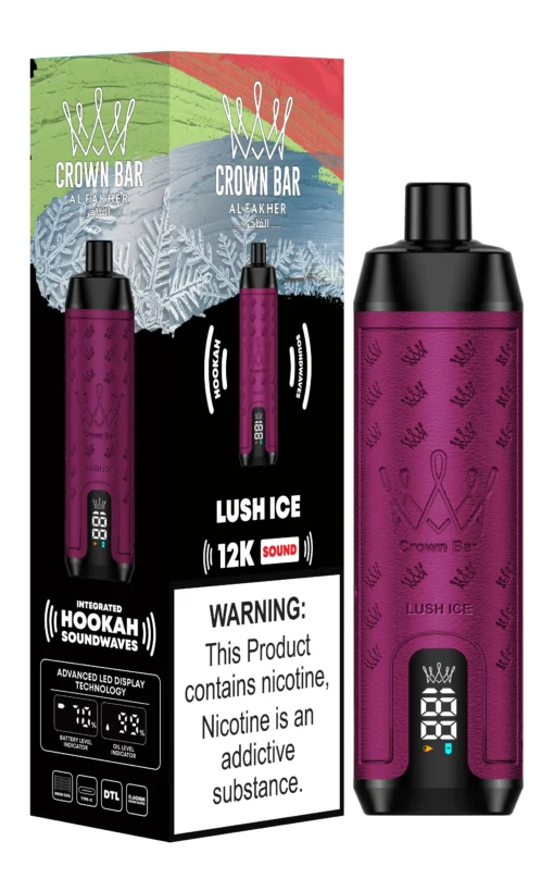 Crown Bar Al Fakher Lush Ice 12000 Puffs in uae