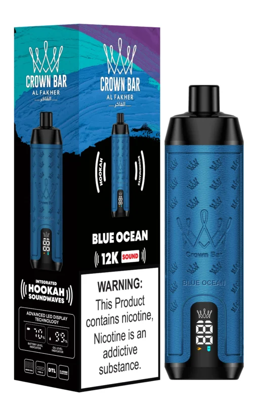 Crown Bar Al Fakher Blue Ocean 12000 Puffs