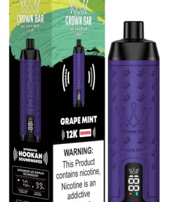 Crown Bar Al Fakher Grape Mint 12000 Puffs