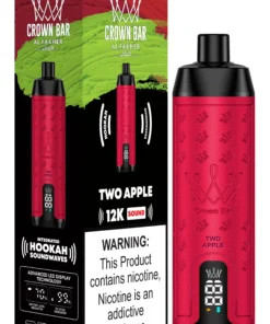 Crown Bar Al Fakher Two Apple 12000 Puffs