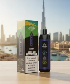 Crown Bar Al Fakher 8000 Puffs Hubba disposable vape UAE