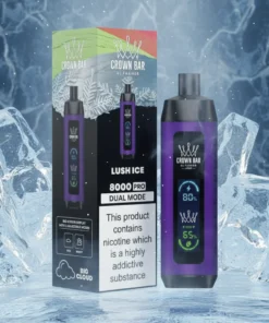 Crown Bar Al Fakher 8000 Puffs Lush Ice disposable vape UAE