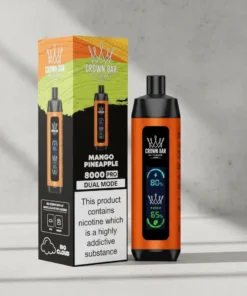 Crown Bar Al Fakher 8000 Puffs Mango Pineapple disposable vape UAE