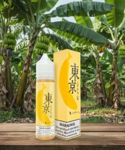 Ice Banana Cake by Tokyo – Banana Cake & Menthol E-Liquid (Zero mg, 3mg, 6mg Nicotine)