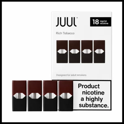 JUUL Rich Tobacco Pod 18 mgml – Pack of 4 in UAE