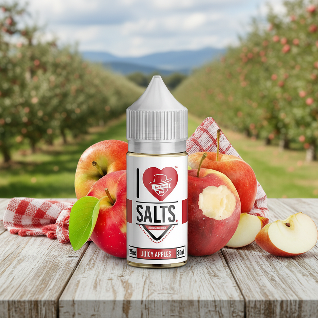 Juicy Apples I Love Salts by Mad Hatter Juice 25mg & 50mg