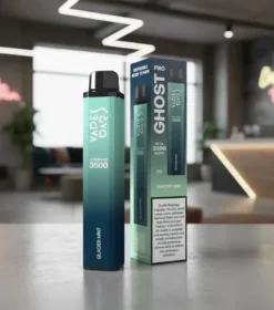 Glacier Mint Vape Bar Ghost Pro Zero Nicotine 3500 Puffs — Disposable Vape in Dubai