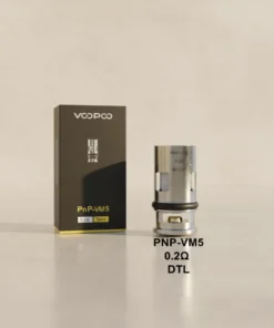 Voopoo PnP VM5 0.2Ω Mesh Coil – High Wattage DTL Vape, Intense Flavor, Compatible with Drag & Vinci Devices