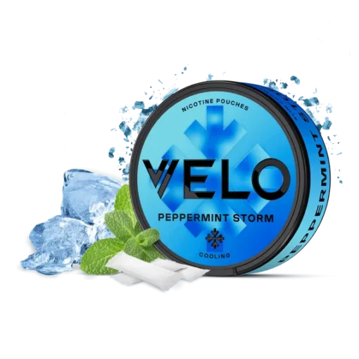 VELO Peppermint Storm 20 Nicotine Pouches