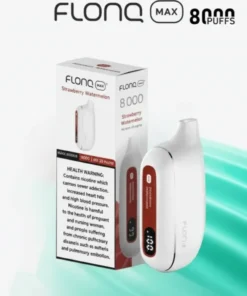Strawberry Watermelon Flonq Max S 8000 Puffs Vape – Rechargeable Disposable (2% Nicotine)