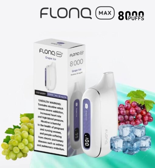Grape ICe Flonq 8000 puffs