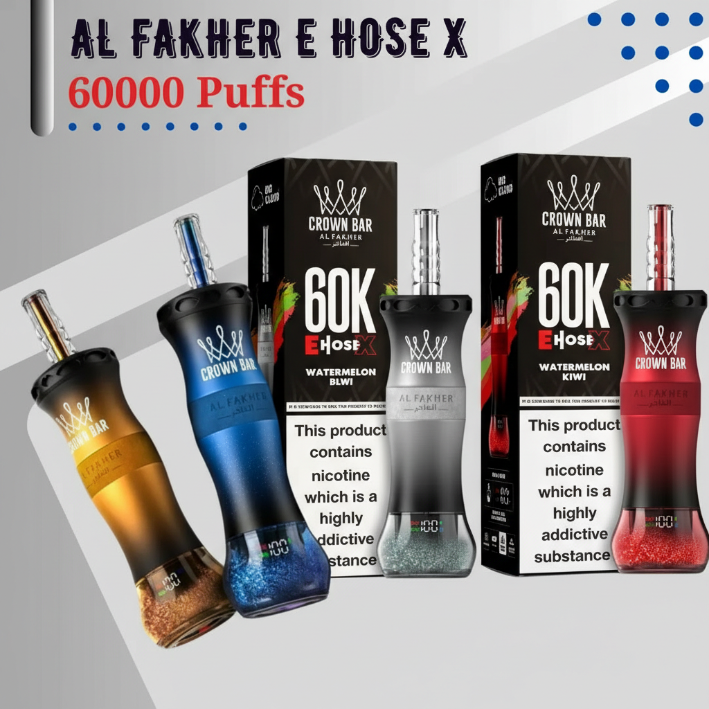 Al Fakher Shisha E Hose X 60K Puffs Disposable Vape
