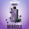Grape HQD Miracle 8000 Puffs Zero Nicotine (0%) Disposable