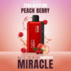 Peach Berry HQD Miracle 8000 Puffs Zero Nicotine (0%) Disposable
