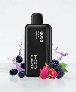 Black Dragon HQD Miracle 8000 Puffs Zero Nicotine Disposable Dubai
